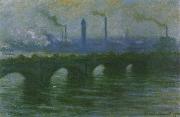 Claude Monet Waterloo Bridge,Overcast Weather china oil painting artist